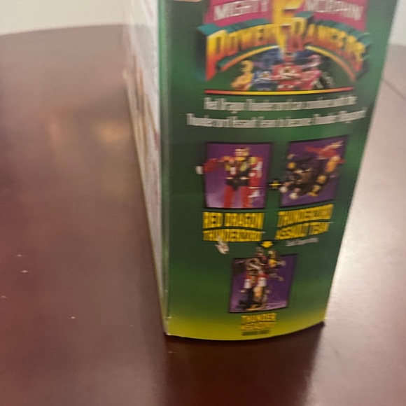 Vintage 1994 Mighty Morphin Power Rangers Red Dragon Thunderzord (orig. pkg). - Picture 10 of 16